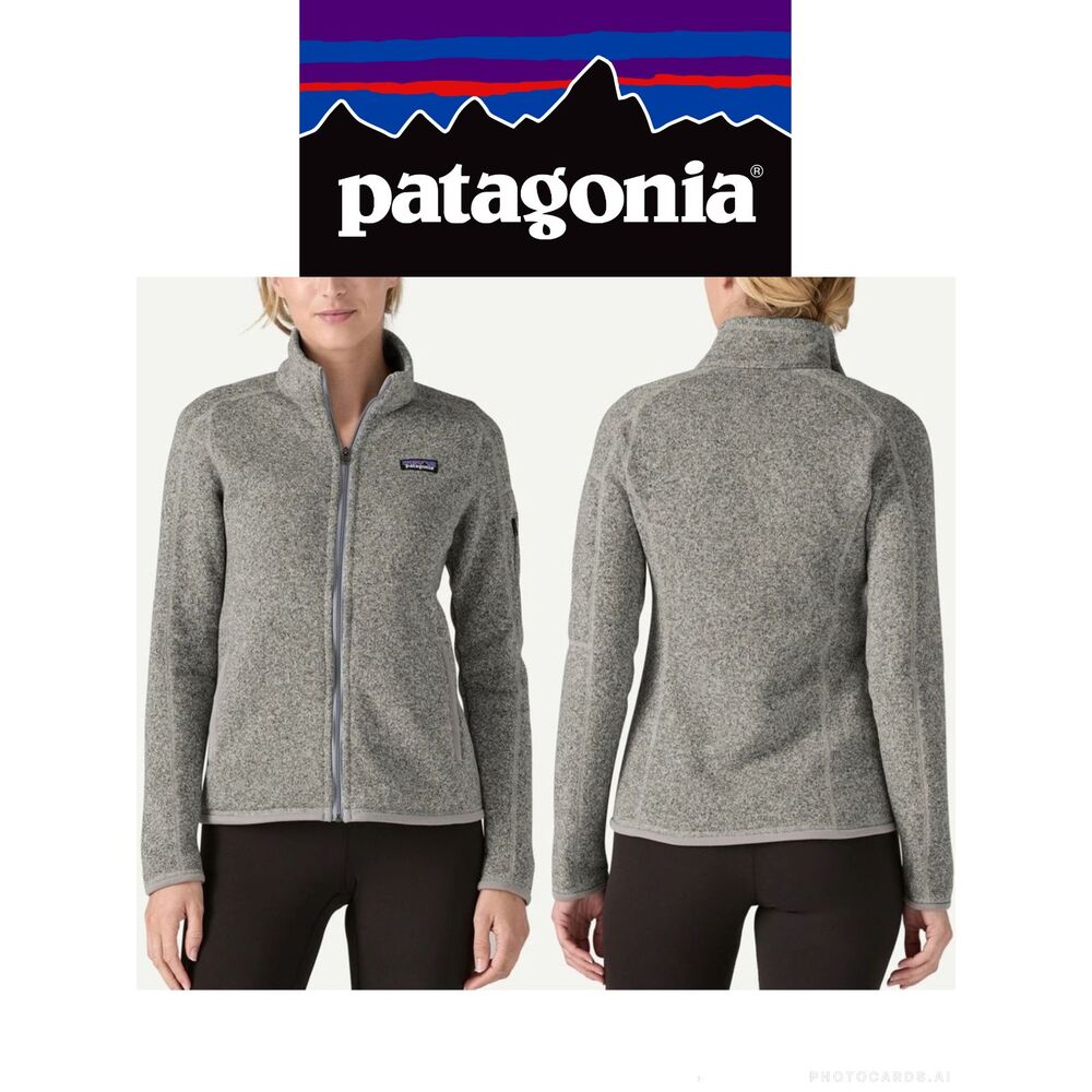 NWOT Patagonia Better Sweater Birch White Fleece Jacket Size XS